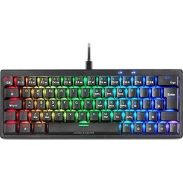 Mars Gaming MKMINIPRO ISO-ES RGB Hot-Swapable SKN Interrupteur bleu Noir