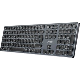 Coolbox Teclado Inalámbrico Retroiluminado Moonlight Key B431 Usb-c+bt5.1+rf2.4g Gris Oscuro