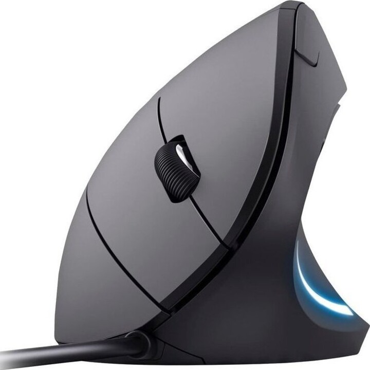 Ratón EQUIP Vertical Ergo USB/USB-c 1200dpi Negro