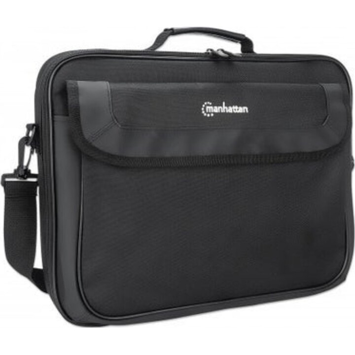 Cartella Manhattan Cambridge per laptop da 15,6", nero