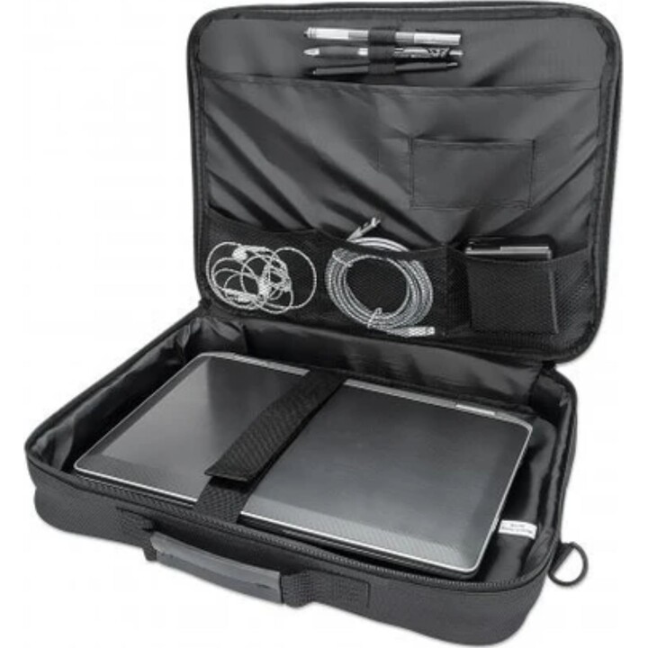 Cartella Manhattan Cambridge per laptop da 15,6", nero