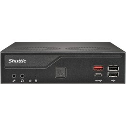 Barebone Shuttle DH810 LGA 1851 DDR5 96 GB 2x LAN Mini PC 120W