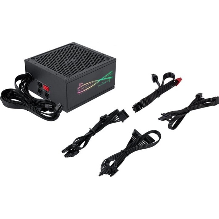 Aerocool LUXPRORGB550M 550W 80plus Bronze 88% RGB Alimentation semi-modulaire