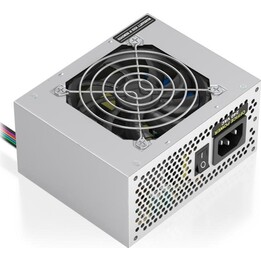 Alimentatore Aisens SFX 500W ATX 2.0 con protezioni OCP e OVP, ventola da 80 mm, argento