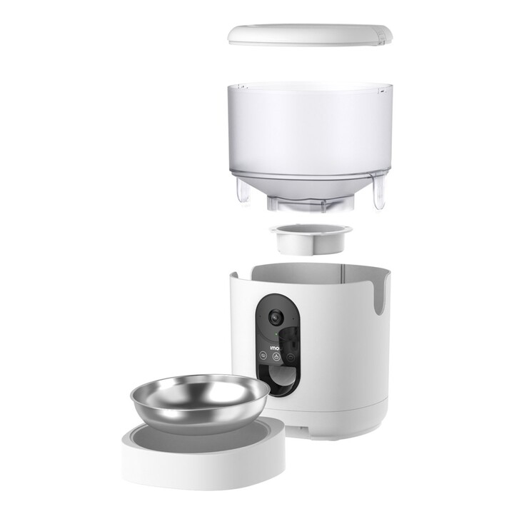 Imou PF1 4L gamelle et abreuvoir pour chiens et chats Acier inoxydable Blanc Chat Distributeur automatique pour animaux de compa