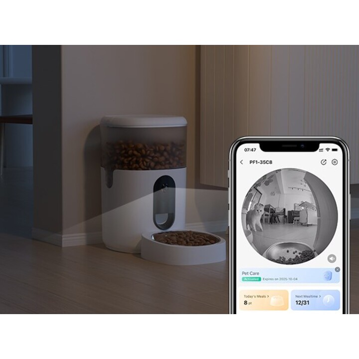 Imou PF1 4L gamelle et abreuvoir pour chiens et chats Acier inoxydable Blanc Chat Distributeur automatique pour animaux de compa