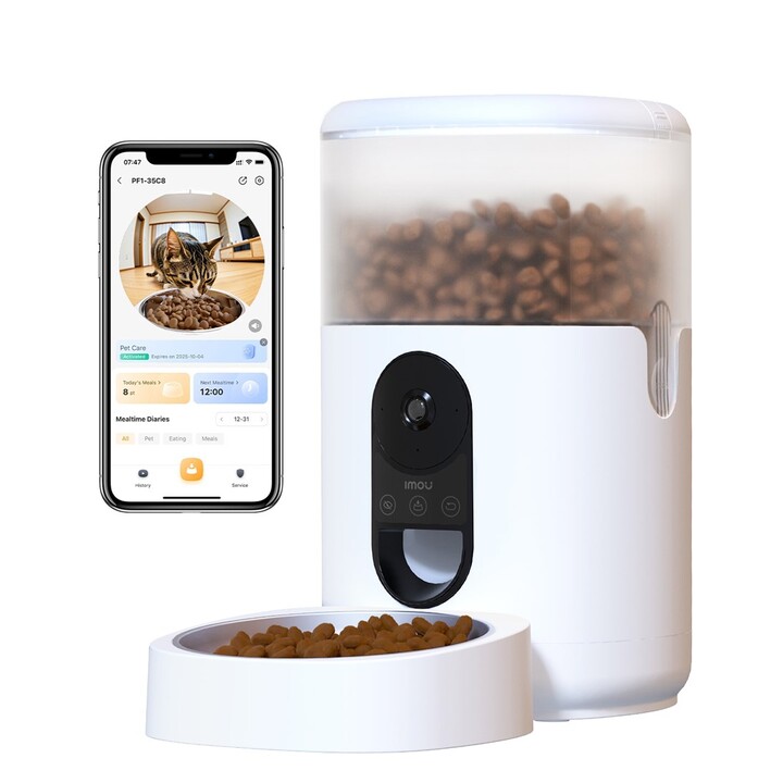 Imou PF1 4L gamelle et abreuvoir pour chiens et chats Acier inoxydable Blanc Chat Distributeur automatique pour animaux de compa