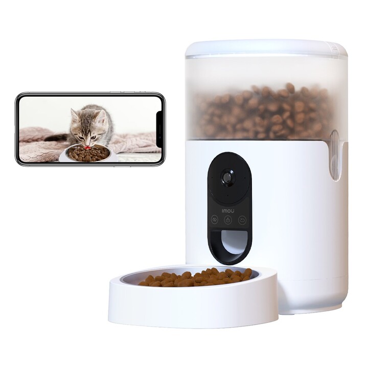 Imou PF1 4L gamelle et abreuvoir pour chiens et chats Acier inoxydable Blanc Chat Distributeur automatique pour animaux de compa
