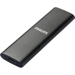 Philips FM50SS031P 500GB SSD externe portable USB-C 540MB/s Gris Espace Aluminium