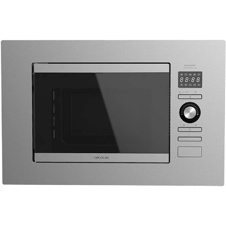 Cecotec, GrandHeat 2090 Built-in, Microondas encastrable (Hogar), Acero
