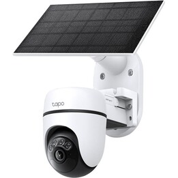 TP-Link Tapo TC90 KIT Câmara de segurança PTZ exterior 2K 3MP Painel solar Visão nocturna sem fios
