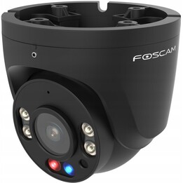 Foscam W5EP 5MP PoE Cámara de seguridad domo exterior Luces rojas/azules intermitentes Detección AI