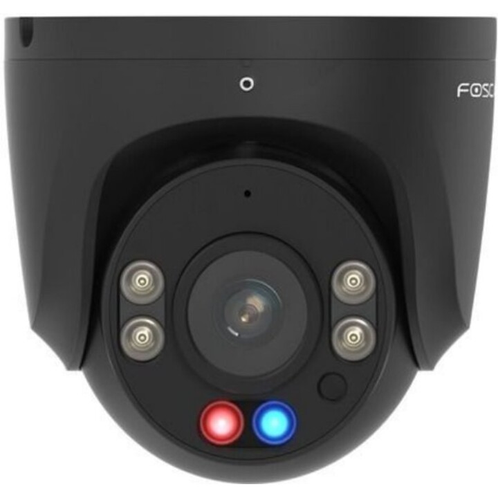 Foscam W5EP 5MP PoE Outdoor Dome Sicherheitskamera Rot/Blau Blinkende Lichter AI Erkennung