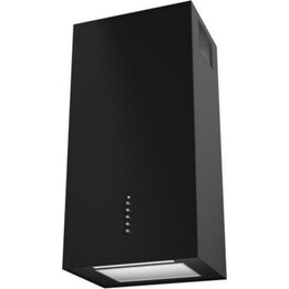 Akpo, WK-4 Cubera WL, Wall-mounted cooker hood with washable aluminum filter and powerful extraction motor, Matte Black