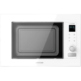 Cecotec, GrandHeat 2090 Built-in Touch, micro-ondes encastrable 20L avec 8 fonctions et un design élégant, Blanc