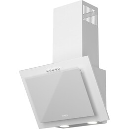 Maan, Vertical Pg 50, Vertical design cooker hood with tempered glass and powerful suction, White