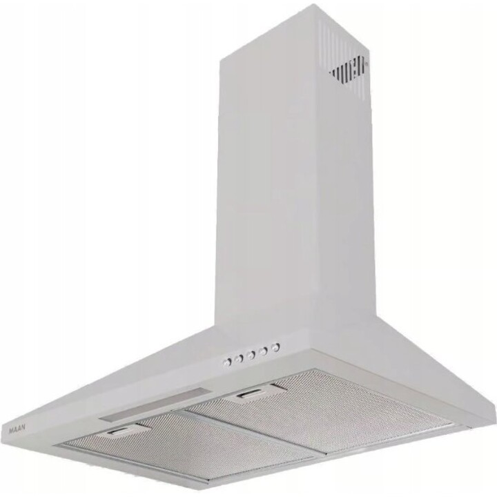 Maan, VELA 2 60, hotte aspirante de 60 cm avec design moderne satiné et haut pouvoir filtrant, Gris