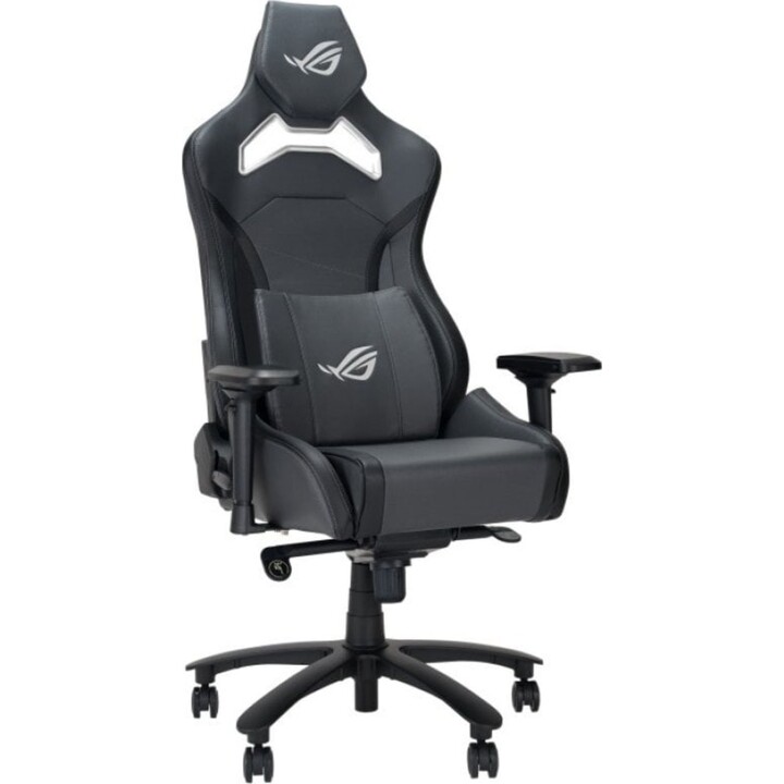 Cadeira para jogos ASUS ROG Chariot X Core, em pele cinzenta