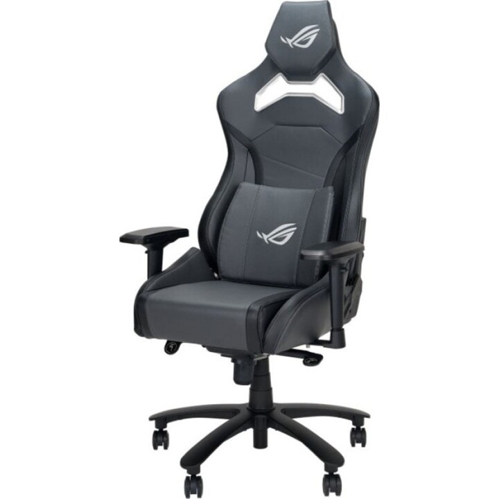 Cadeira para jogos ASUS ROG Chariot X Core, em pele cinzenta