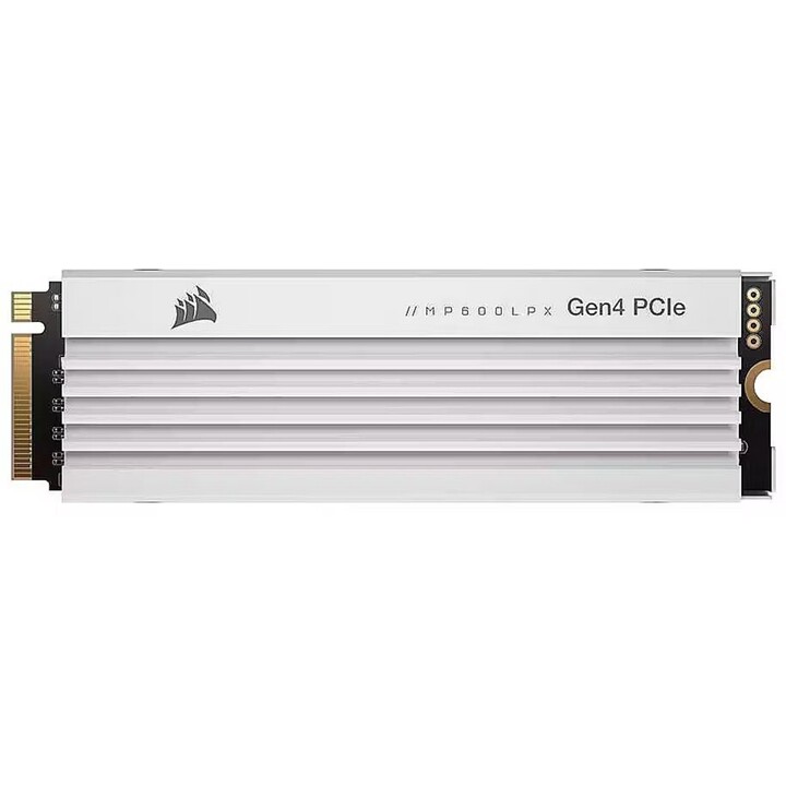 Corsair MP600 Pro LPX 4TB SSD PCIe Gen4 x4 NVMe M.2 PS5 compatibile 7100 MB/s in lettura 6800 MB/s in scrittura