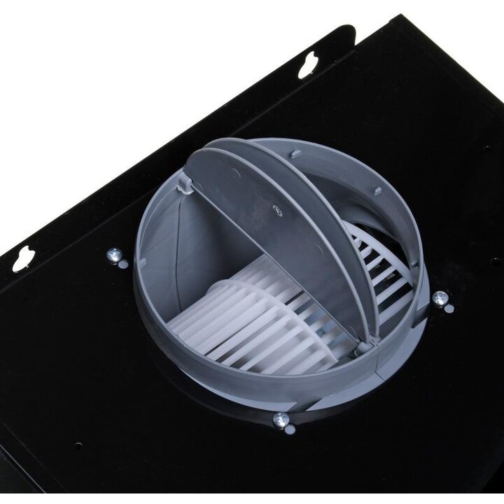Akpo WK-4 Nero Line 2.0, exaustor de parede de 60 cm com atuador linear e sistema de extração silencioso, Preto