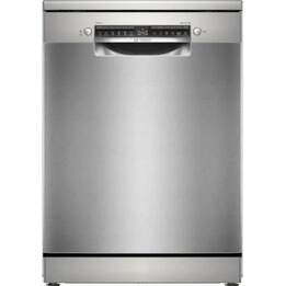 Bosch Serie 4 SMS4EVI04E, Lavavajillas de 60 cm para 13 cubiertos con Home Connect y secado eficiente, Plata