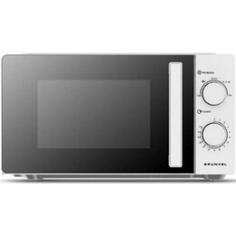 Grunkel MWG-20GRILL, micro-ondes 20L 700W avec grill intégré 1000W et fonction décongélation, blanc