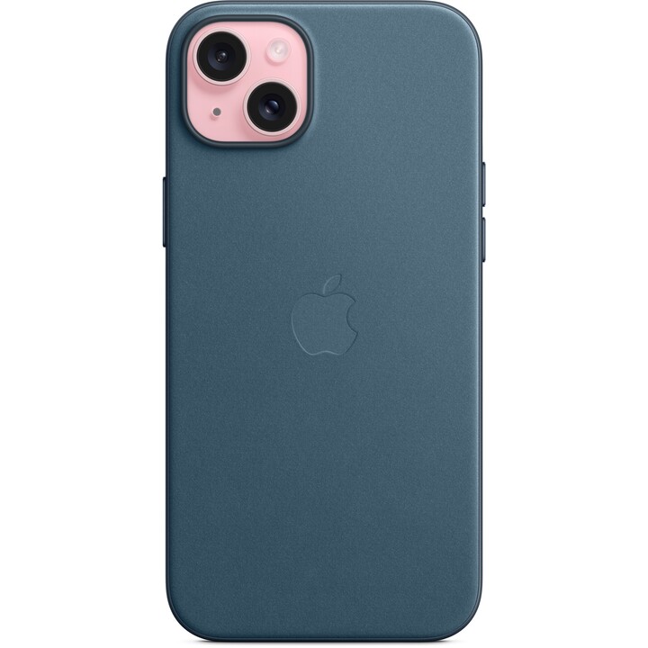 Apple FineWoven MagSafe Case for iPhone 15 Plus Pacific Blue