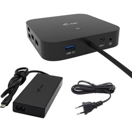 i-tec USB-C Triple Display Docking Station 4K 100W HDMI/DP Ethernet Noir