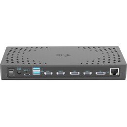 Estación Docking i-tec USB 3.0/USB-C/Thunderbolt Gen 2 3x4K 100W 4xUSB-A 2xUSB-C LAN Gris