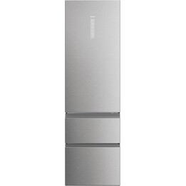 Haier 3D 60 Series 5 HTW5620DNMG, frigorífico de classe D de 414L com gavetas NoFrost e MyZone, prateado