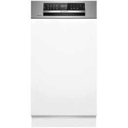 Bosch 6 Series SPI6EMS21E, Lave-vaisselle semi-intégré de classe B pour 10 couverts avec moteur silencieux et WiFi, blanc