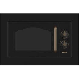 Gorenje BM235CLB, microonde integrato combinato da 23L 800W con design classico e funzioni intelligenti avanzate, nero