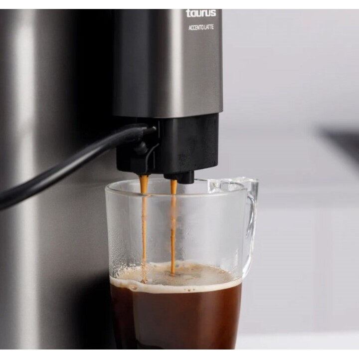 Espressomaschine Taurus Accento Latte; 20 bar White Coffee
