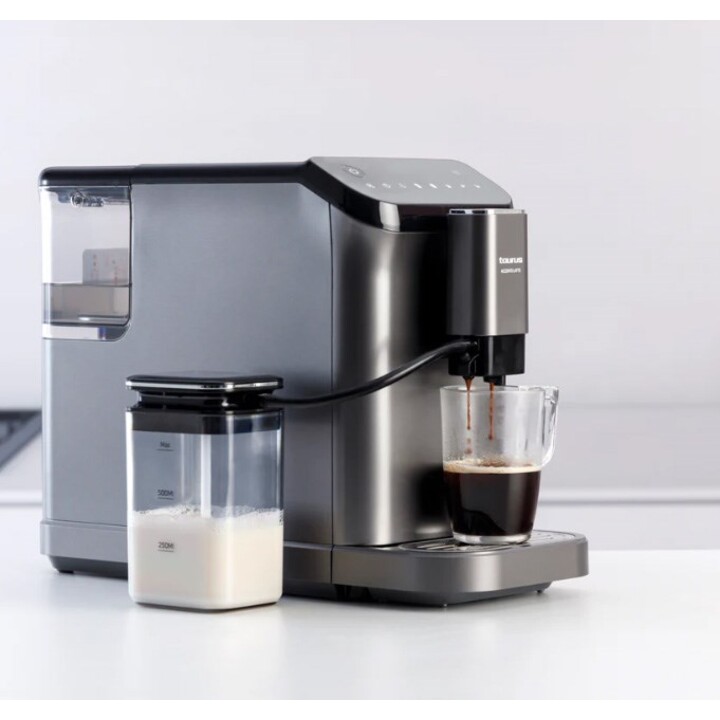 Machine à café à pression Taurus Accento Latte ; 20 bars, White Coffee