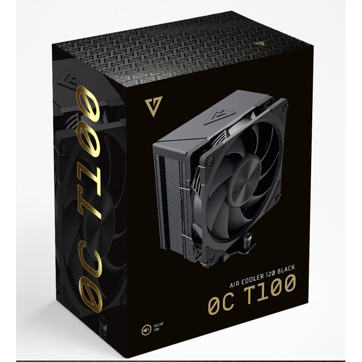 MODECOM Volcano 0C T100 Processor Air Cooler 12cm Black
