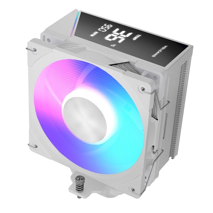 MODECOM Volcano 0C T202 LCD ARGB Prozessor Luftkühlung 12 cm Weiß