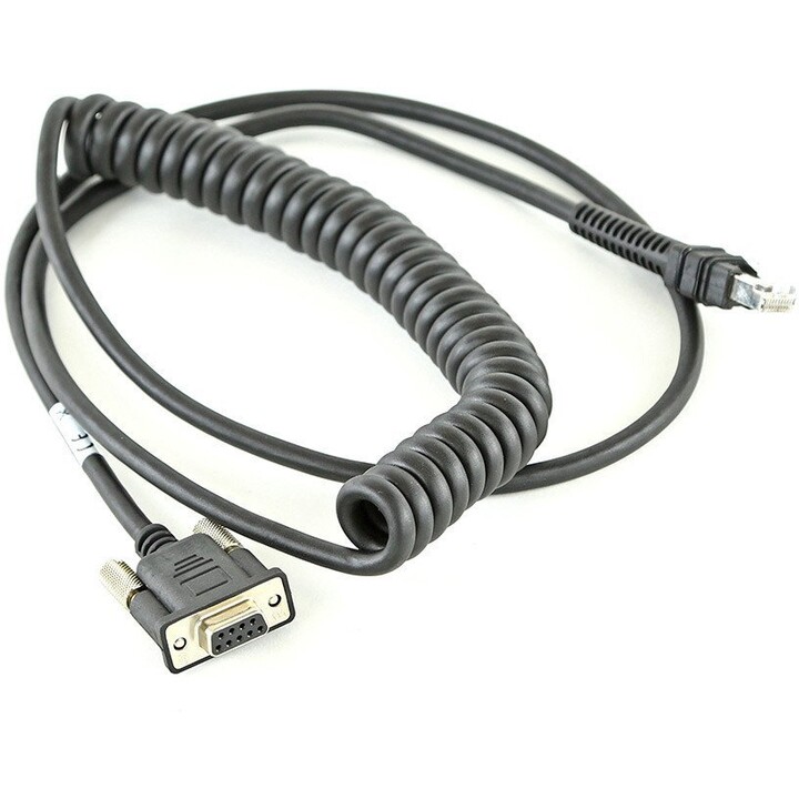 Cabo de modem nulo USB-C para RS-232 DB9 da Zebra 9 pés CBA-R71-C09ZAR
