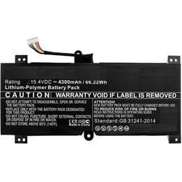 Bateria interna de iões de lítio de substituição ASUS Rog strix g531gw 11.4V 48Wh MBXAS-BA0180