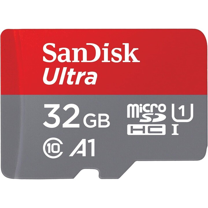 Scheda di memoria SanDisk Ultra 32GB microSDHC UHS-I con adattatore SDSQUA4-032G-GN6MT