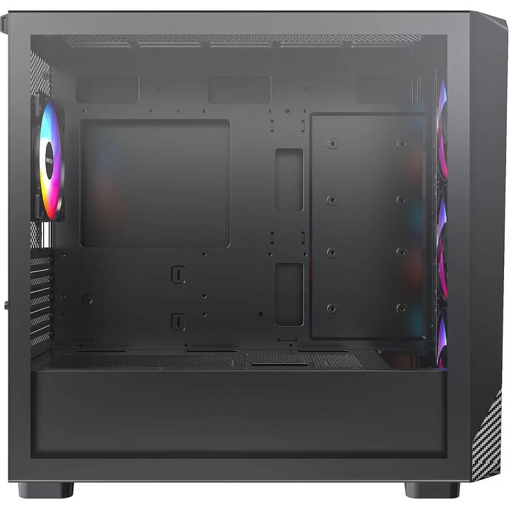 Montech X5M Black Mesh Micro-ATX PC Case 6 ventoinhas fixas RGB de alto fluxo de ar