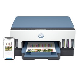 Stampante multifunzione a getto d´inchiostro termico HP Smart Tank 725, formato A4, 4800 x 1200 DPI, 15 ppm, Wi-Fi.