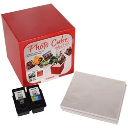 Canon PG-560 CL-561 Photo Cube Value Pack Cartuchos de tinta y papel fotográfico