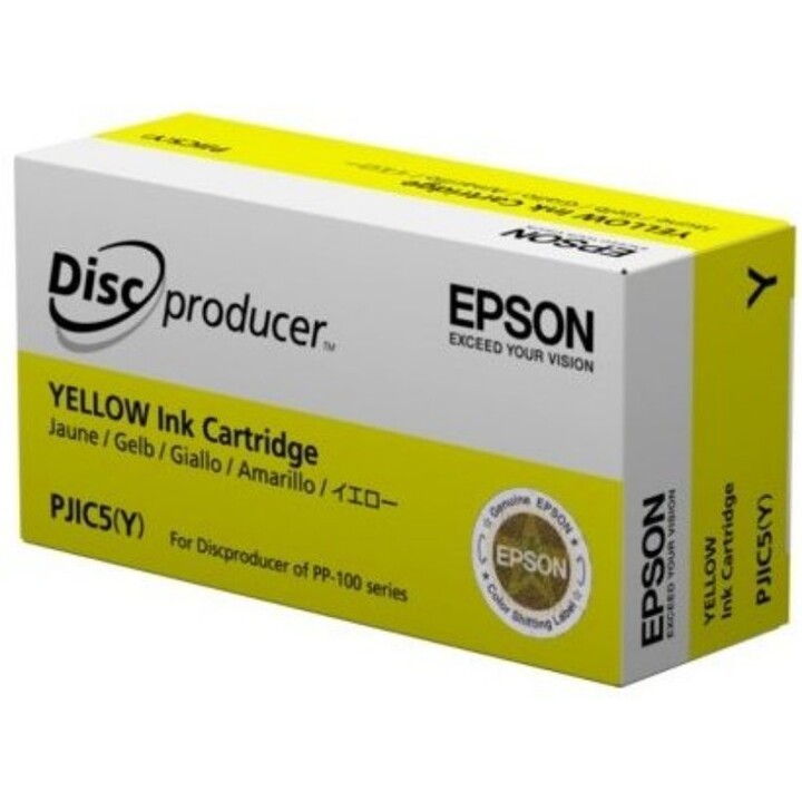 Epson PJIC7(Y) Cartouche d'encre jaune pour Discproducer PP-100 Series