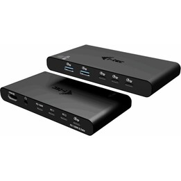 i-tec USB-C KVM Docking Station HDMI 4K 60Hz Dual Power Delivery 2x100W