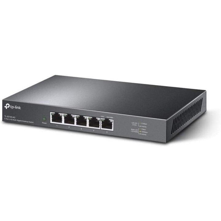 TP-Link TL-SG105-M2 Switch desktop a 5 porte 2.5G Multi-Gigabit Custodia in acciaio