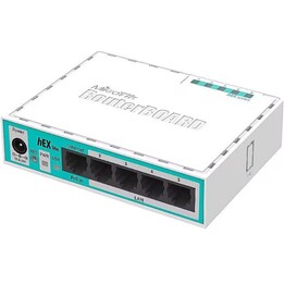 MikroTik RB750r2 hEX lite 5-Port Fast Ethernet RouterOS L4