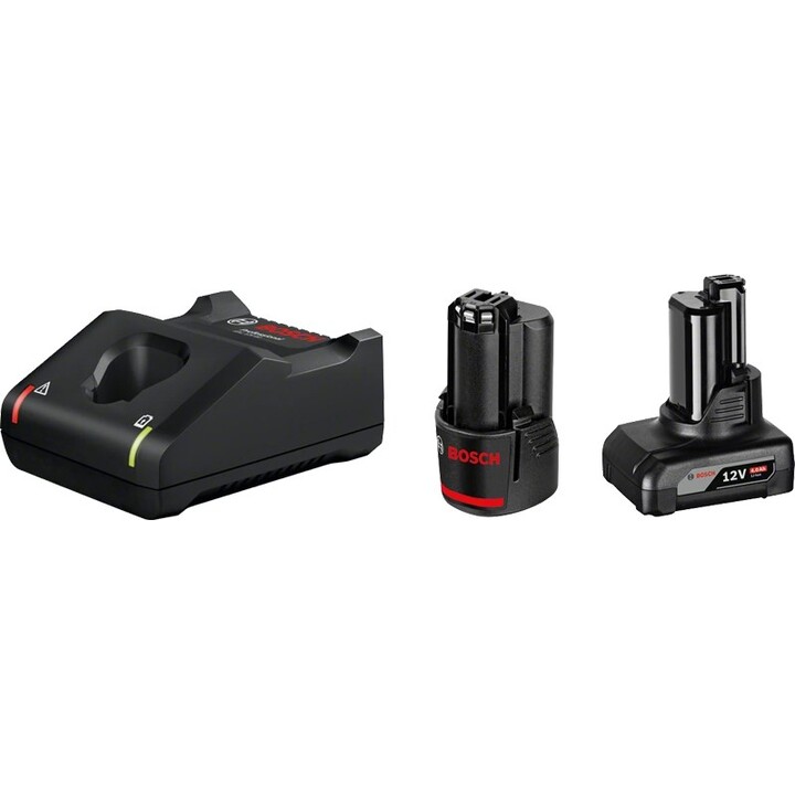 Bosch 1 x GBA 12V 2.0Ah + 1 x GBA 12V 4.0Ah + GAL 12V-40 Professional cargador de batería Pilas de uso doméstico Corriente alter