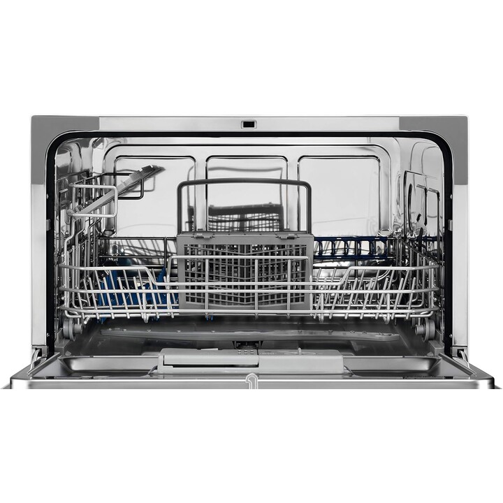 Electrolux ESF2400OS, Lavavajillas independiente compacto para 6 cubiertos con programas de ahorro, Plata