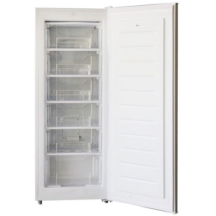 Ravanson ZM-150, Congelatore verticale ad alta efficienza con scomparti multipli per una facile organizzazione degli alimenti, B